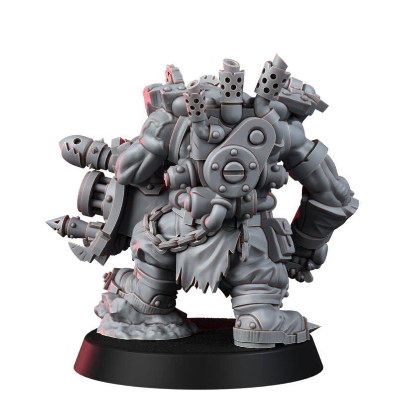 Ork Disel Krakkas – Ork Proxy, Wargame Exclusive – 3D printed 16K resin miniature – photo 2 of 10