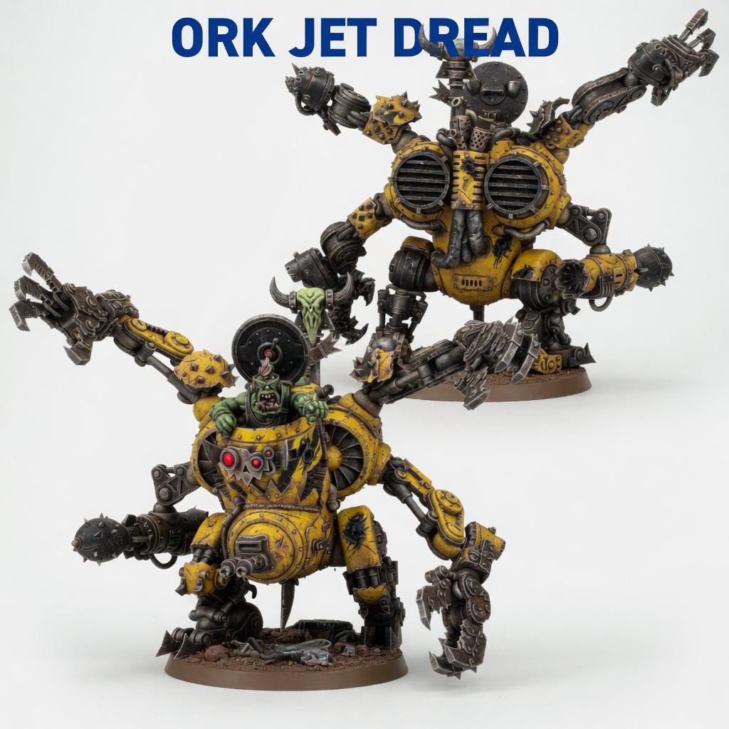 Ork Jet Dread – Ork Proxy, Wargame Exclusive – 3D printed 16K resin miniature – photo 2 of 10