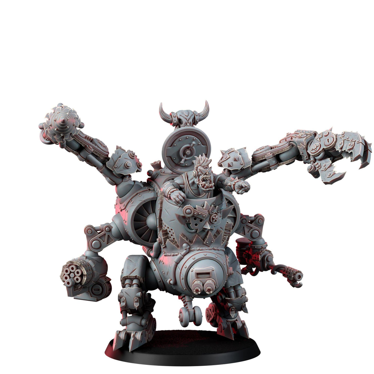 Ork Jet Dread – Ork Proxy, Wargame Exclusive – 3D printed 16K resin miniature – photo 3 of 10
