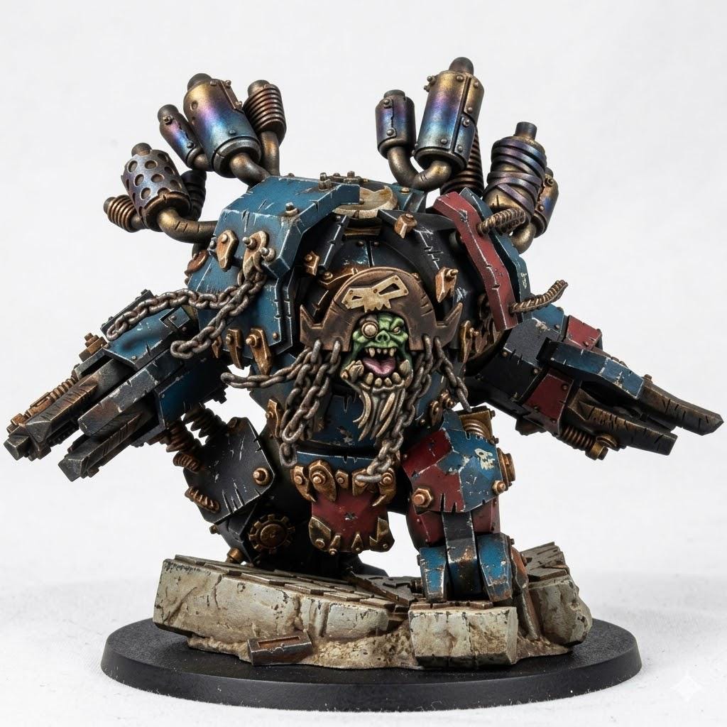 Ork Grand O Warlord – Ork Proxy, Wargame Exclusive – 3D printed 16K resin miniature – main photo