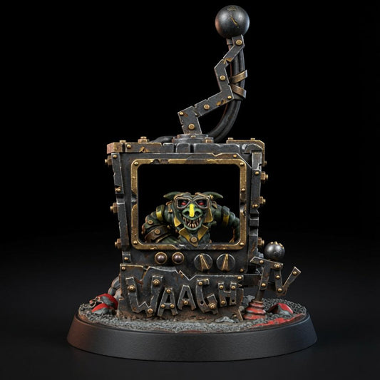 Ork Tv – Ork Proxy, Wargame Exclusive – 3D printed 16K resin miniature – main photo