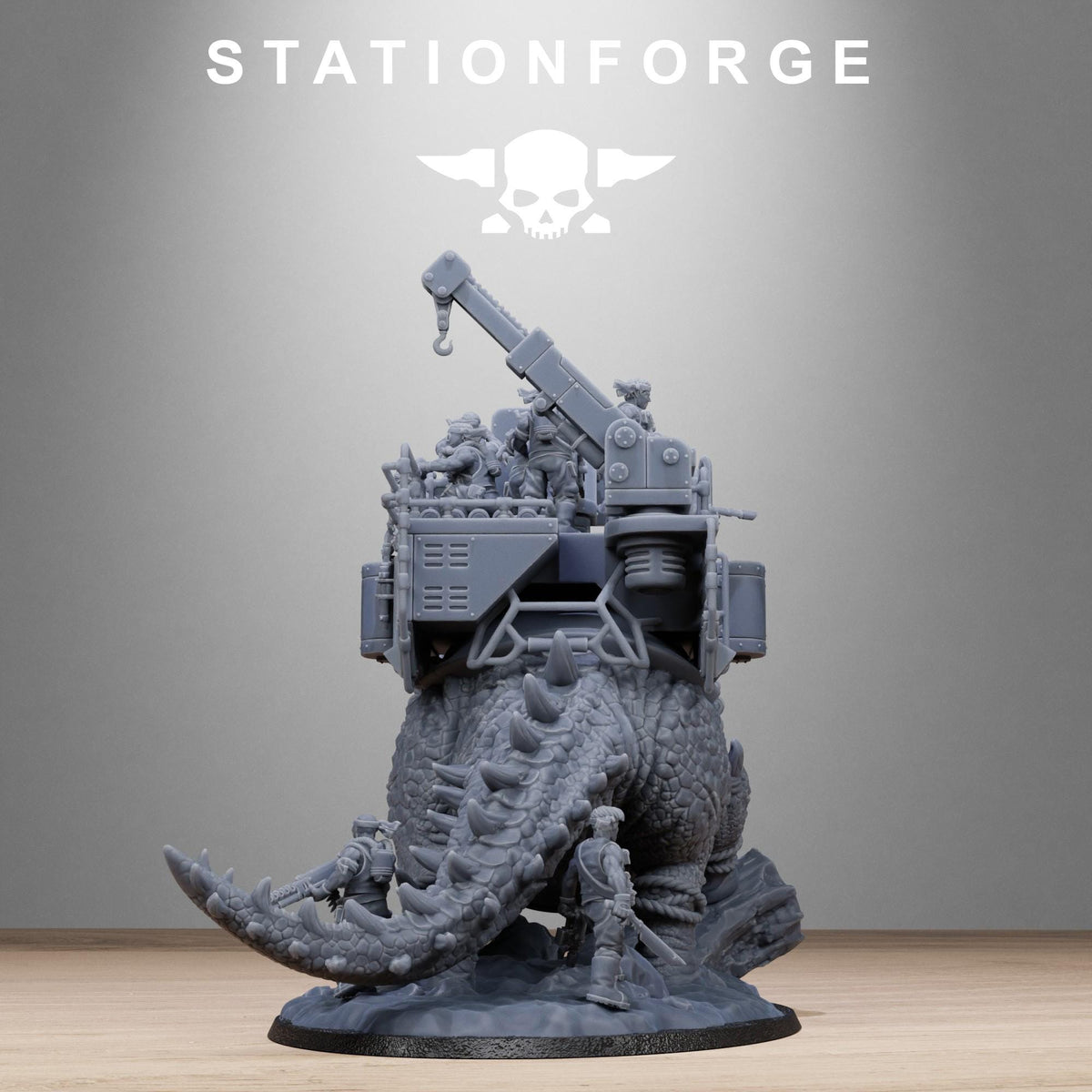Grimguard Jungle Fighters Triceratank – Astra Militarum Proxy