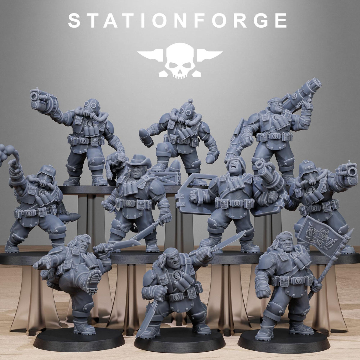 Grimguard Jungle Fighter Mutants – Astra Militarum Proxy