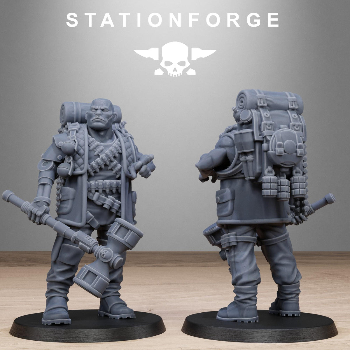 Grimcorp Scrap Operatives – Warhammer 40k Compatible Miniature