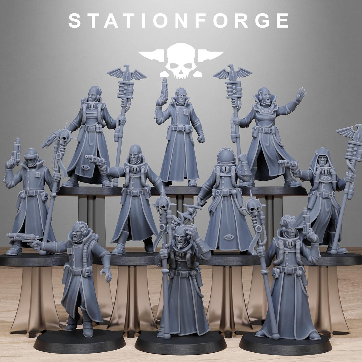 Grimcorp Seers – Warhammer 40k Compatible Miniature