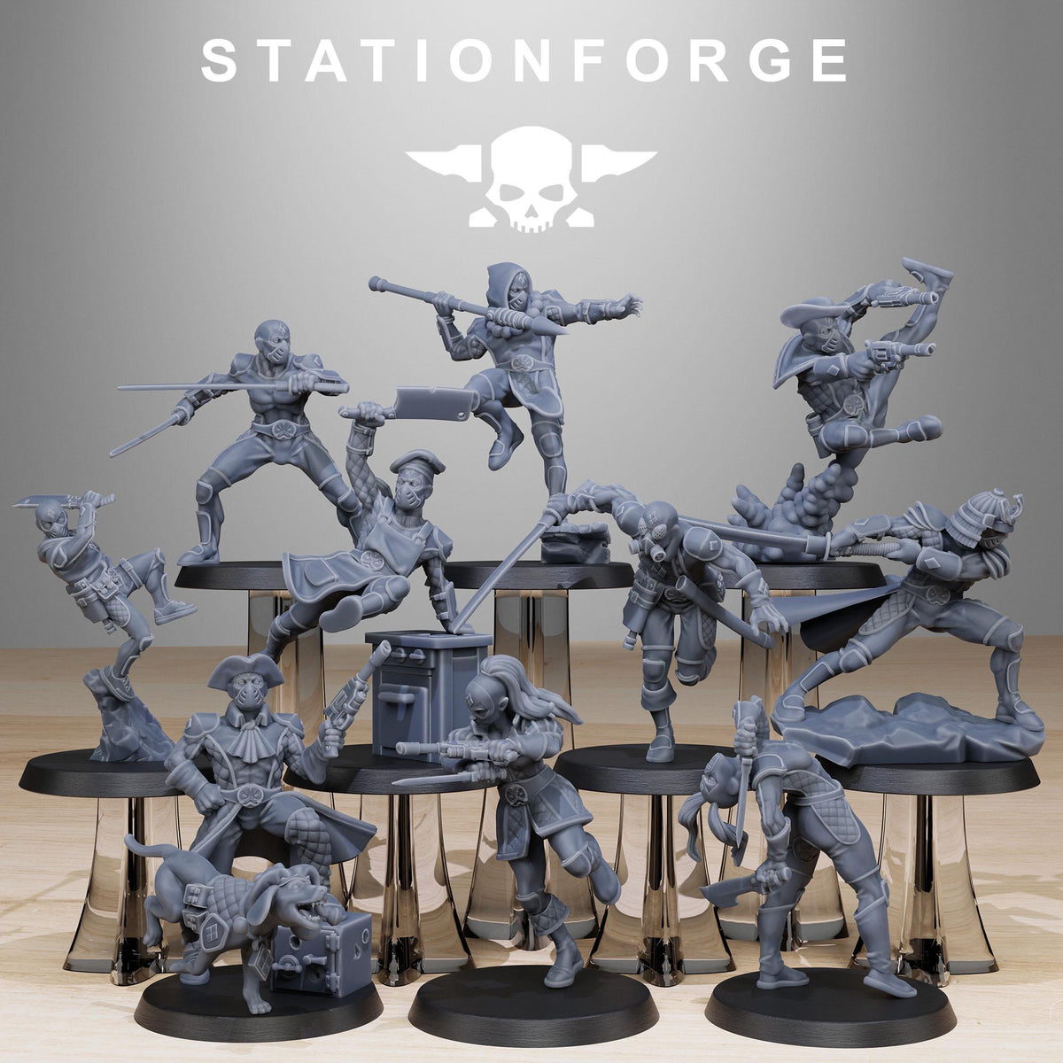 Grimcorp Jesters – Warhammer 40k Compatible Miniature