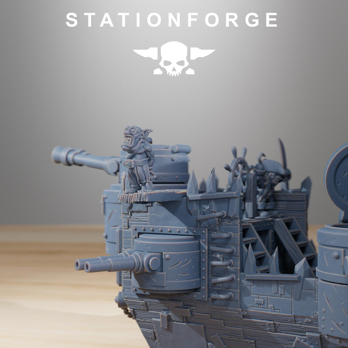 Gobs Pearl Battle Ship – Warhammer 40k Compatible Miniature