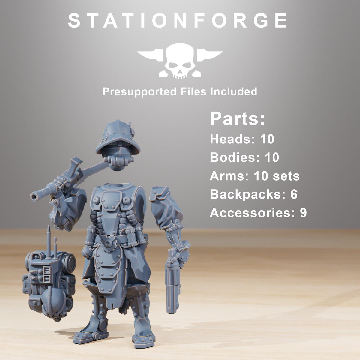 Frontliners Infantry – Warhammer 40k Compatible Miniature