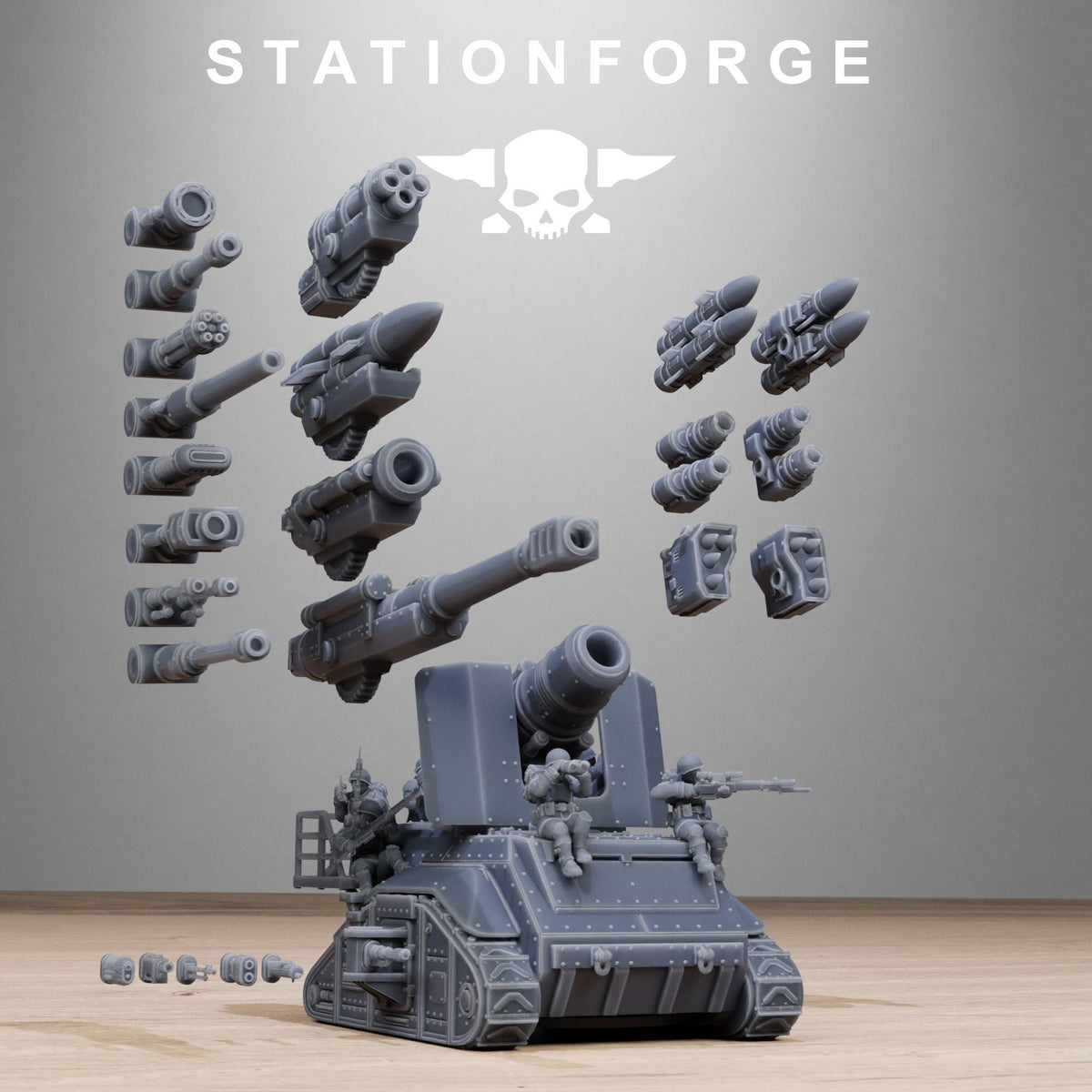 Freeguard Artillery Mini Tank – Warhammer 40k Compatible Miniature