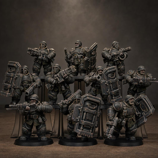 Freeguard Armored Mutants – Warhammer 40k Compatible Miniature