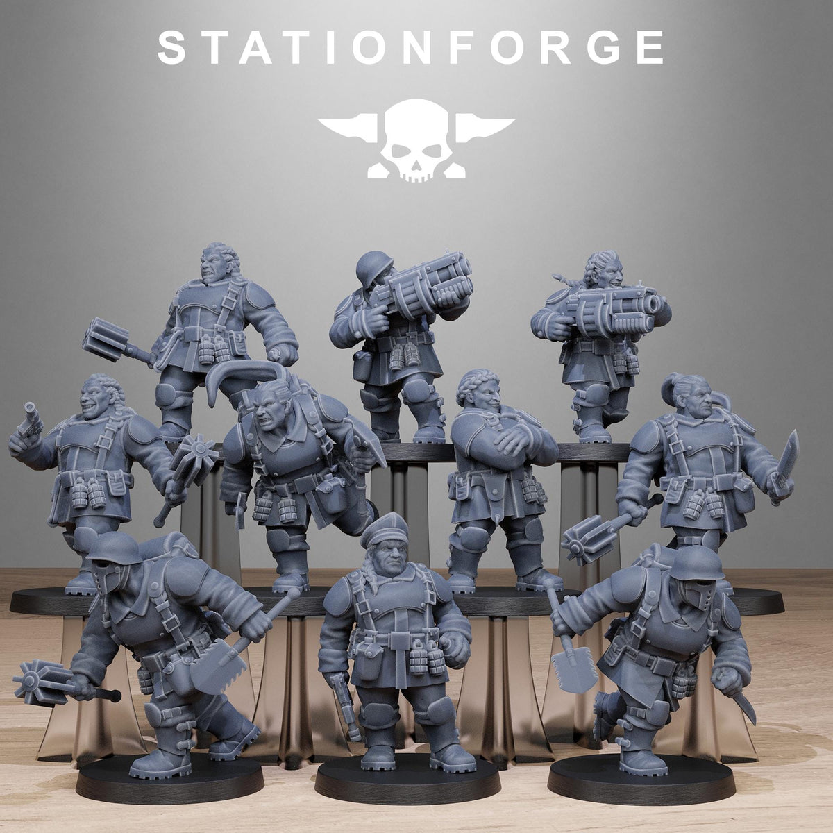 Freeguard Mutant Sisters – Warhammer 40k Compatible Miniature