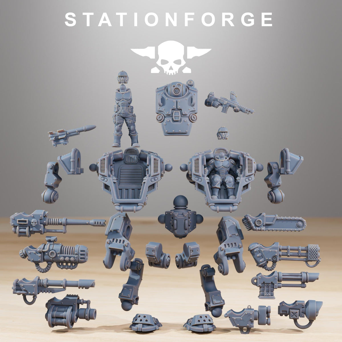 Vaskar Warmech – Warhammer 40k Compatible Miniature