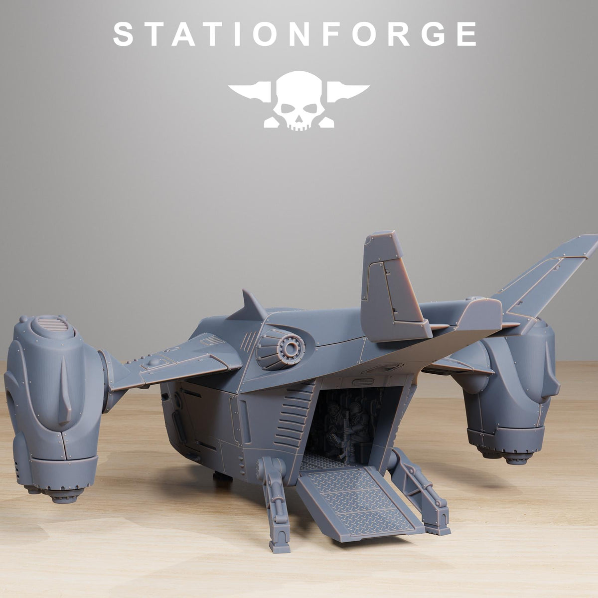 Vaskar Dropship – Warhammer 40k Compatible Miniature