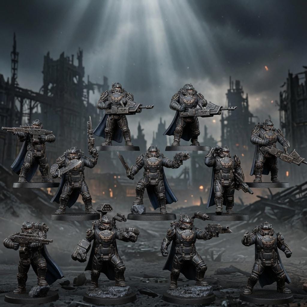 Vaskar Heavy Squad – Warhammer 40k Compatible Miniature