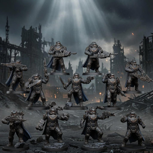 Vaskar Heavy Squad – Warhammer 40k Compatible Miniature