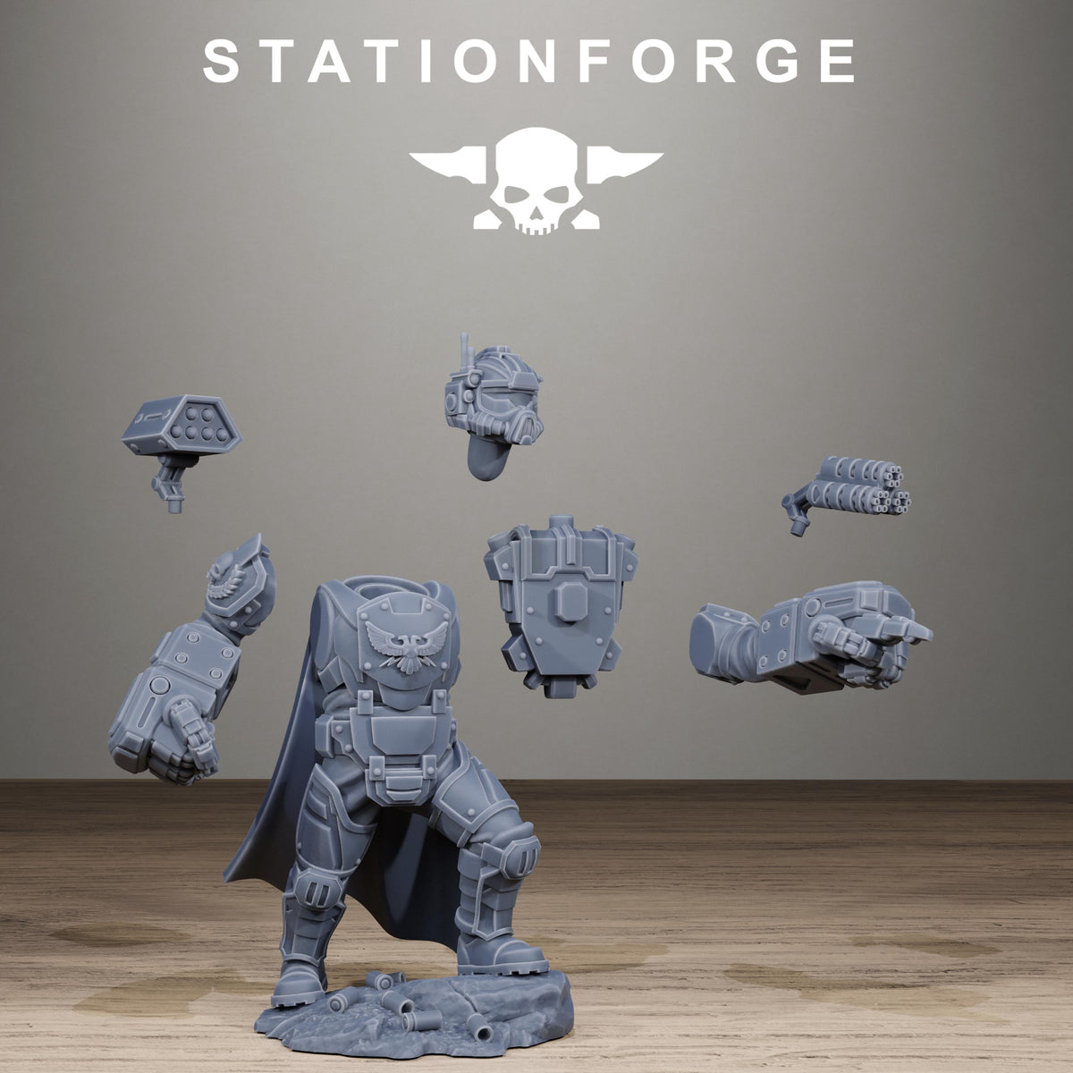 Vaskar Heavy Squad – Warhammer 40k Compatible Miniature