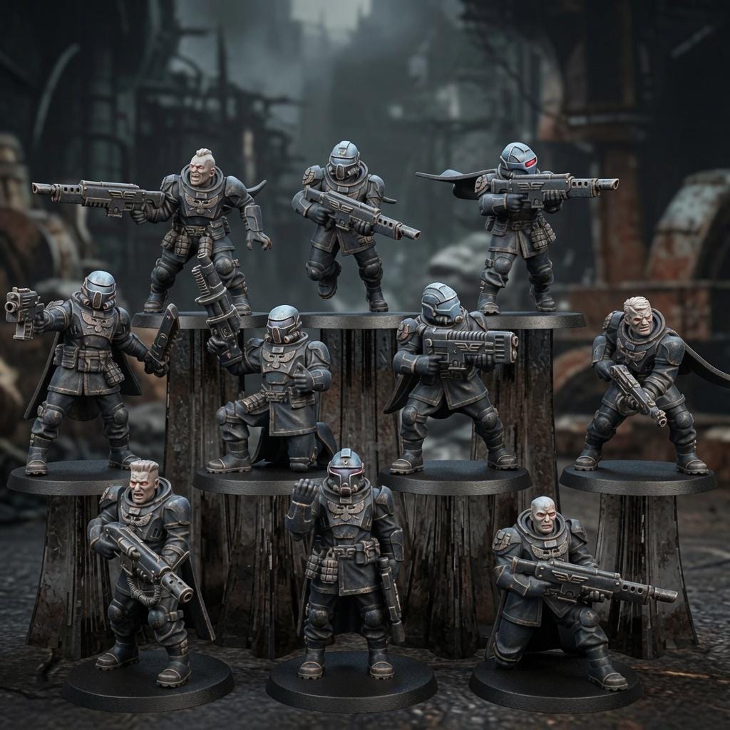 Vaskar Freedom Fighters – Warhammer 40k Compatible Miniature
