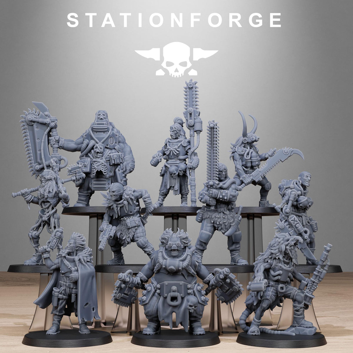 Techno Savage Barbarians – Adeptus Mechanicus Proxy