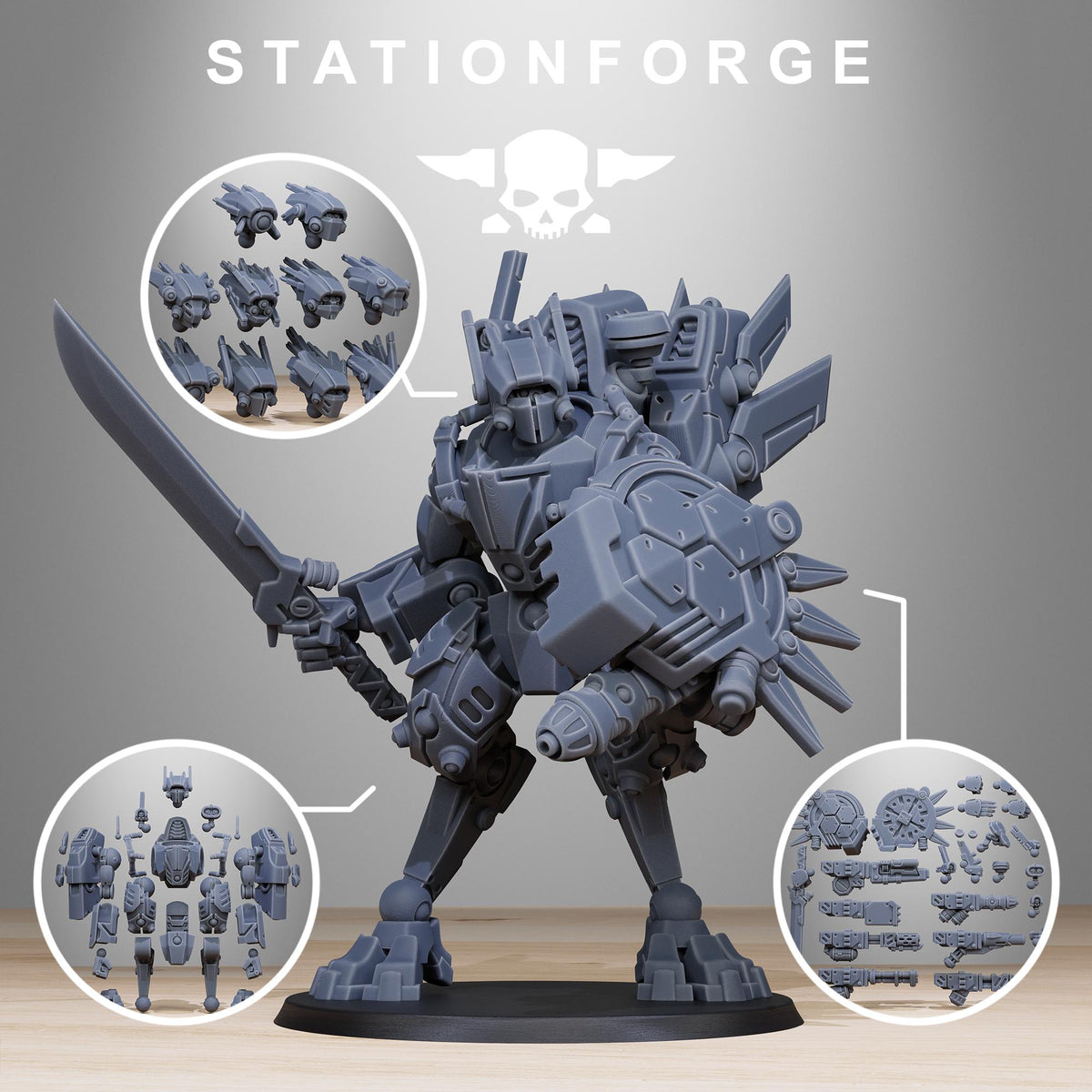 Tarion Elder Mech Mk1 Builder Kit – Warhammer 40k Compatible Miniature
