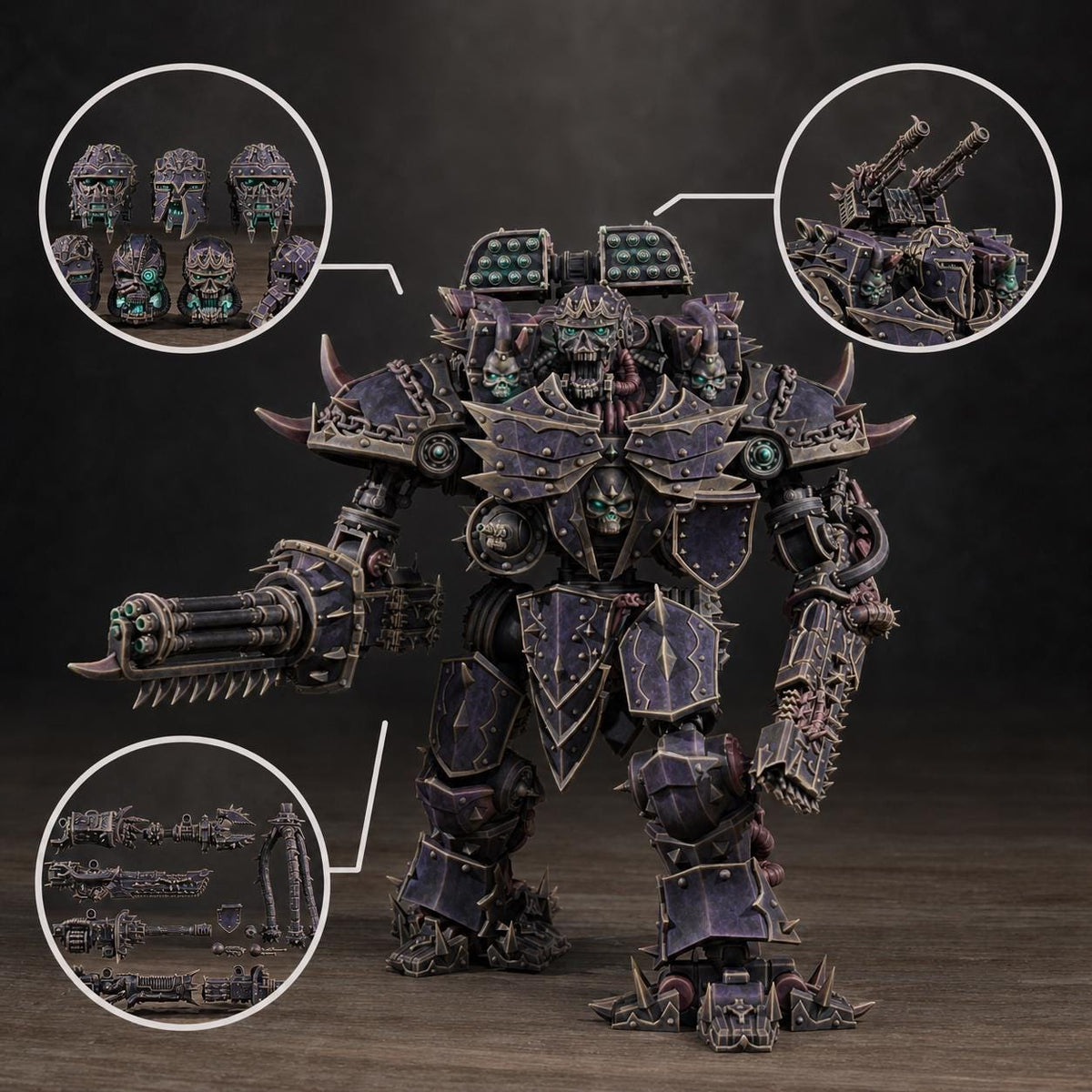 Pythonicus Defender MK2 – Warhammer 40k Compatible Miniature