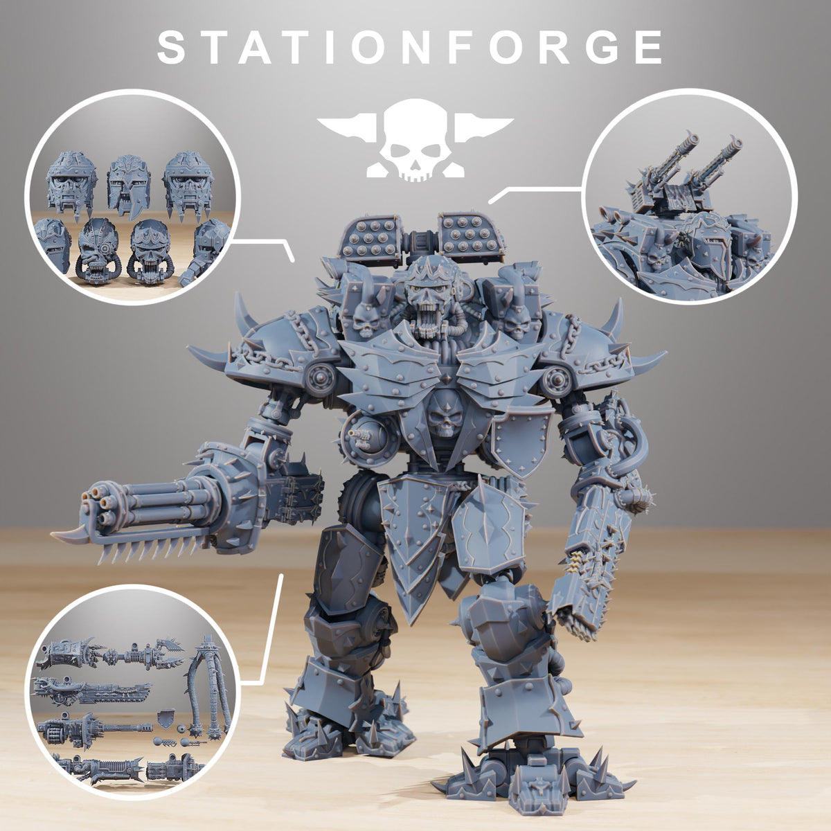 Pythonicus Defender MK2 – Warhammer 40k Compatible Miniature