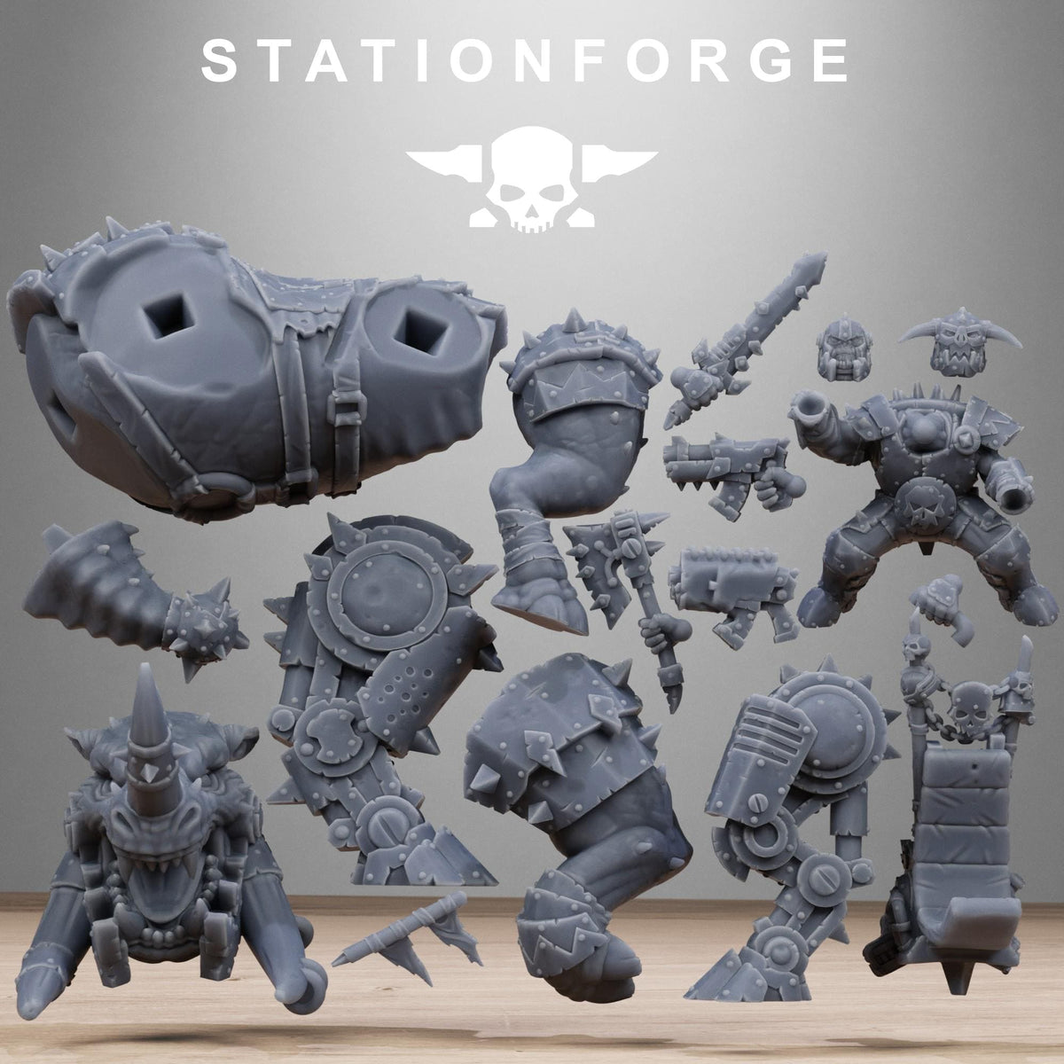 Ork Brast Rider Warlord – Ork Proxy