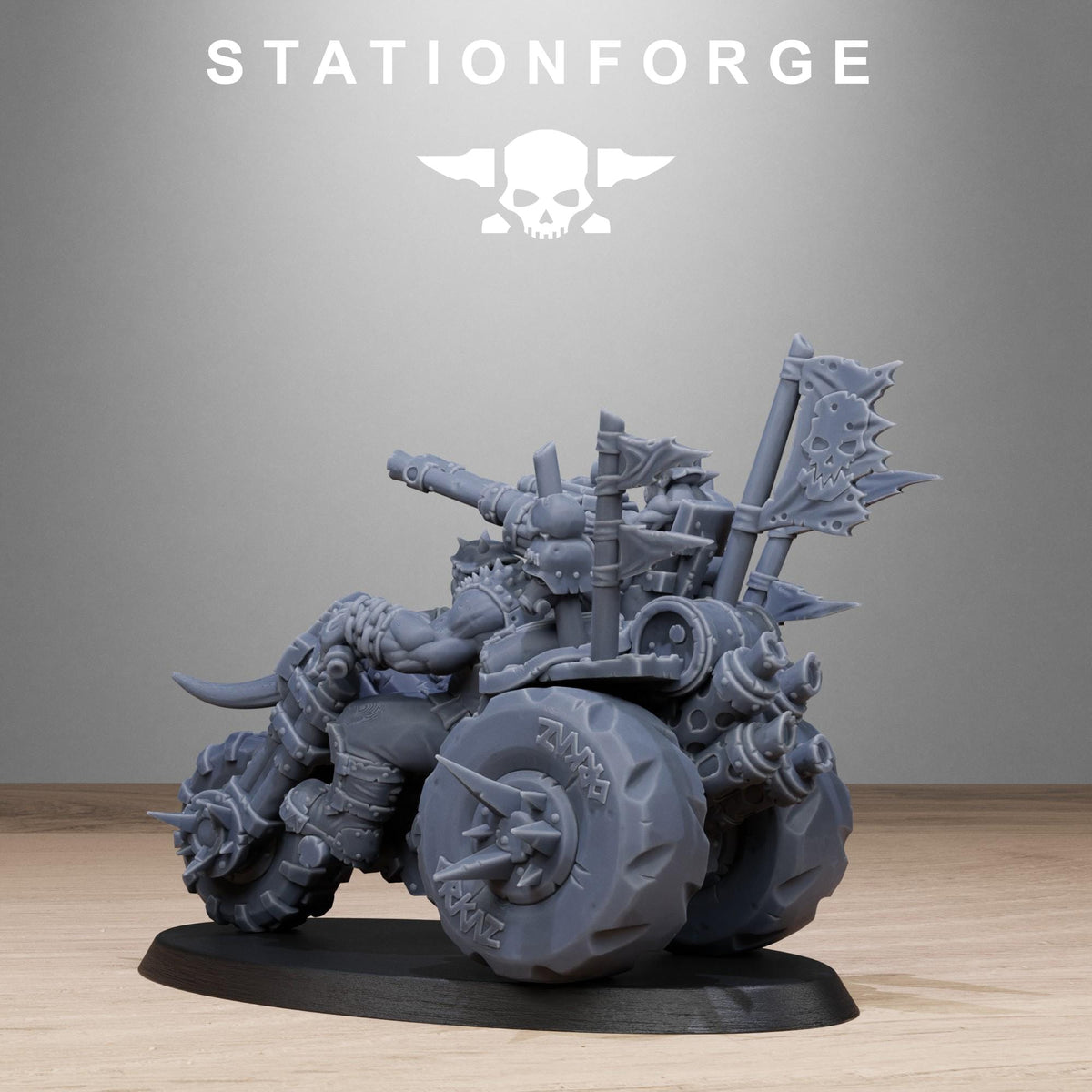 Orks Orkaz Bikers – Ork Proxy