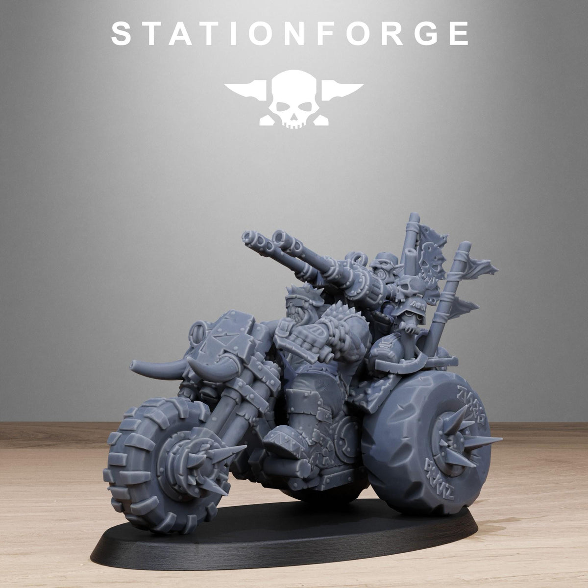 Orks Orkaz Bikers – Ork Proxy