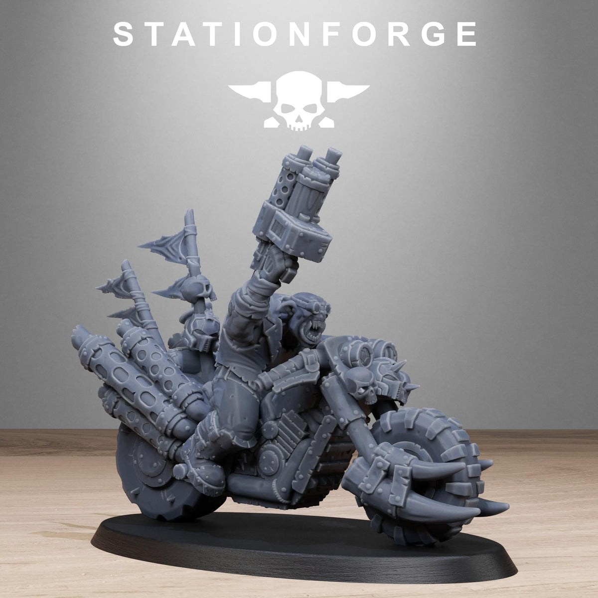 Orks Orkaz Bikers – Ork Proxy