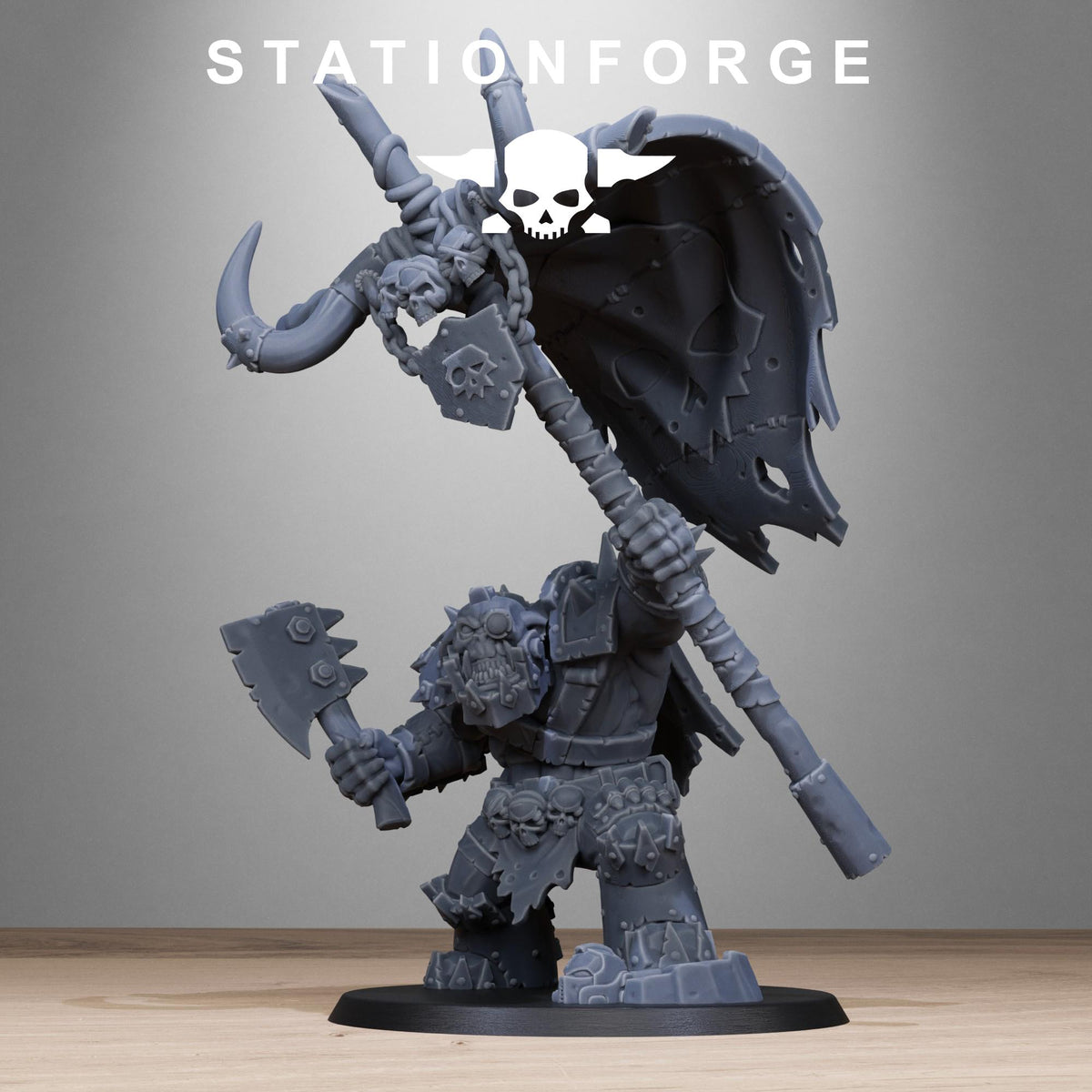 Orks Orkaz Bearer Boss – Ork Proxy