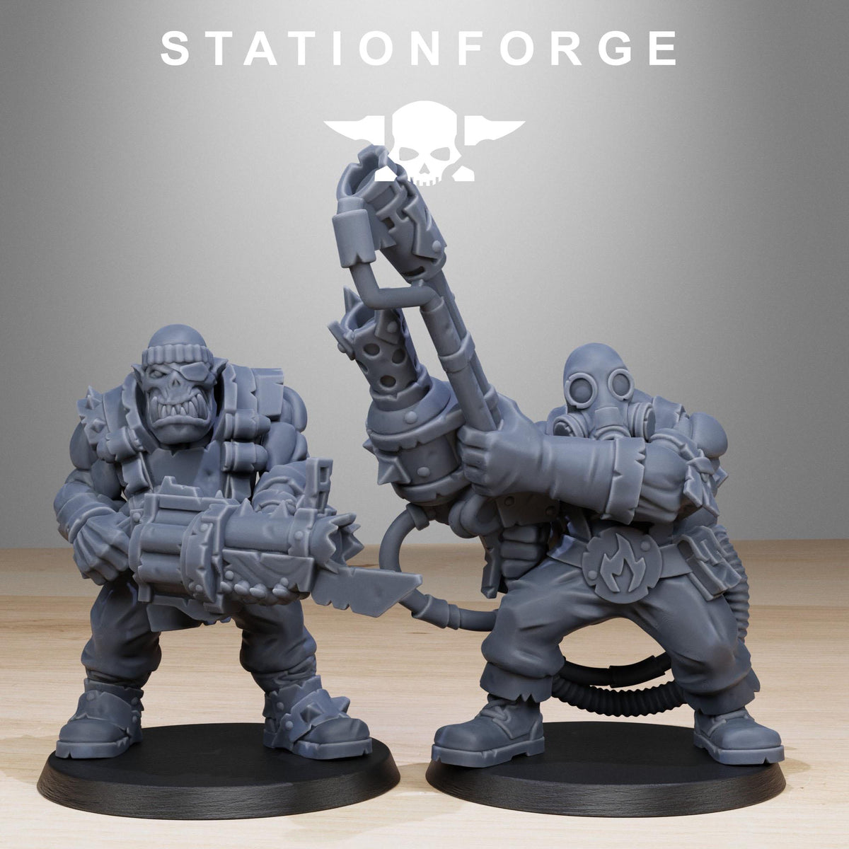 Orks Orkaz Team Fighters – Ork Proxy