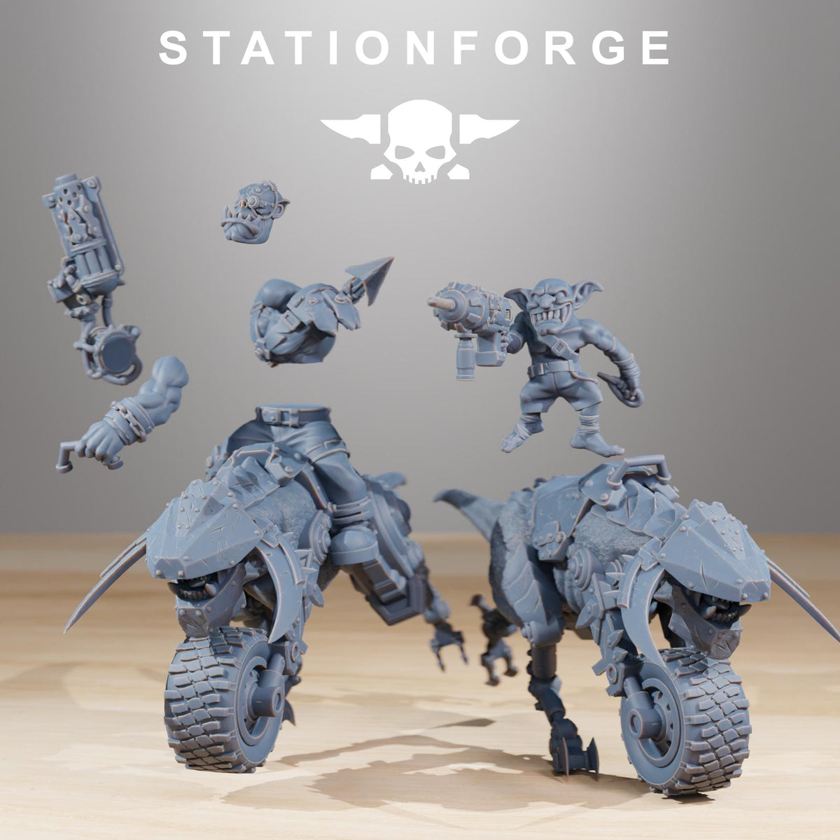 Orks Orkaz Beast Riders – Ork Proxy