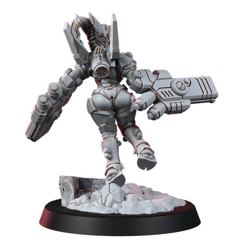 Greater Good Shadowmoon Comander – T'au Empire Proxy, Wargame Exclusive – 3D printed 16K resin miniature – photo 5 of 5