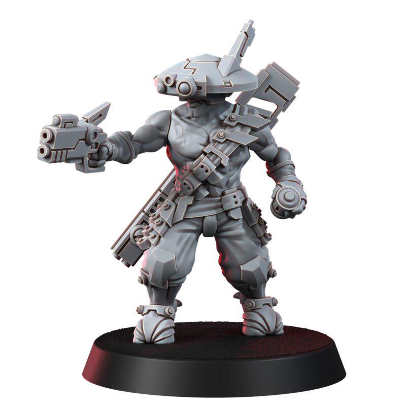 Greater Good Saboteur Deadeye – T'au Empire Proxy, Wargame Exclusive – 3D printed 16K resin miniature – photo 3 of 6