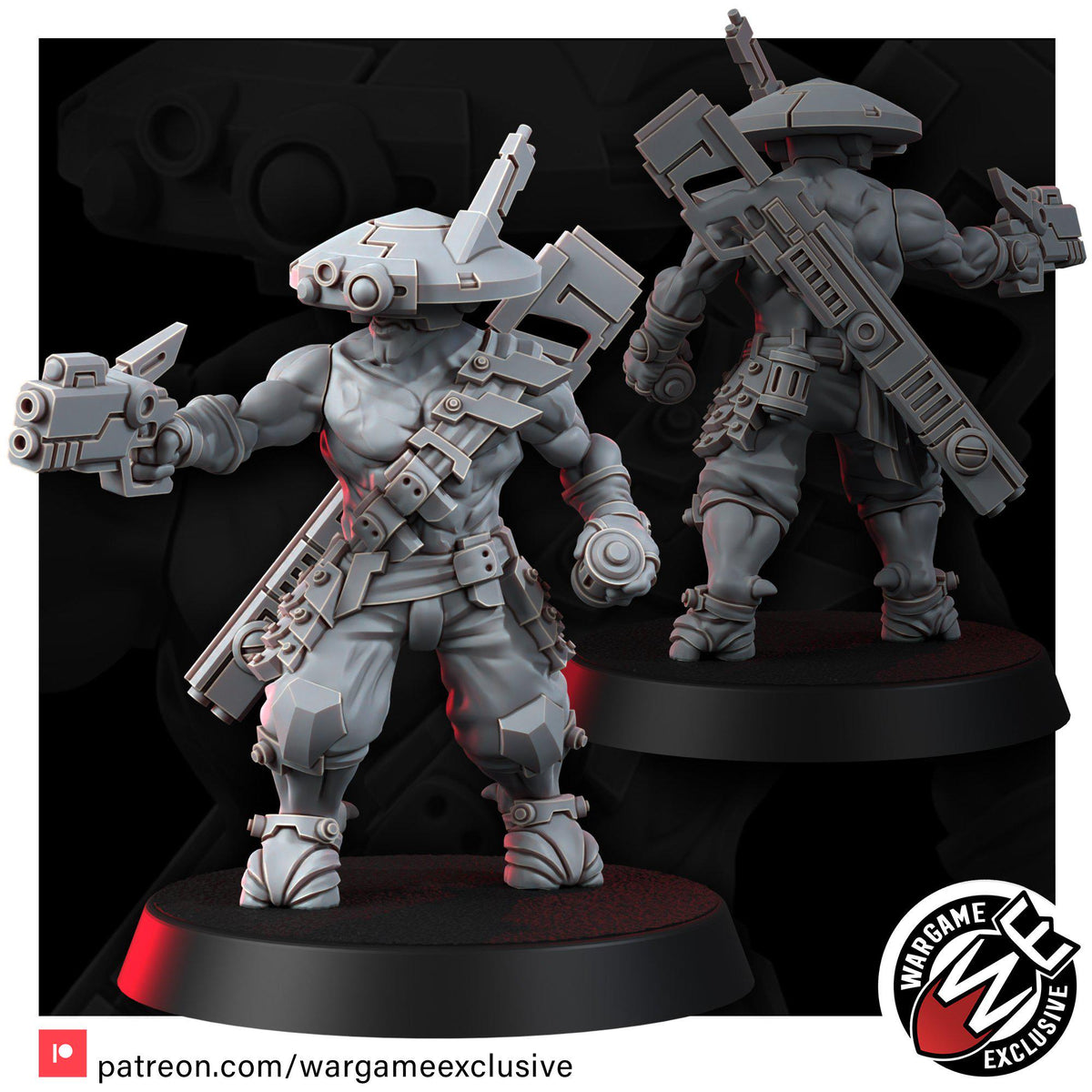 Greater Good Saboteur Deadeye – T'au Empire Proxy, Wargame Exclusive – 3D printed 16K resin miniature – photo 5 of 6