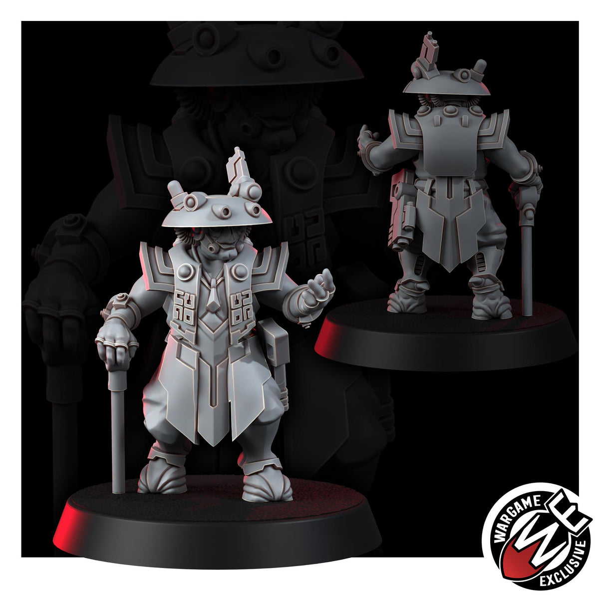 Greater Good The Necrocity Black Traders Retinue – T'au Empire Proxy, Wargame Exclusive – 16K resin miniature – photo 4 of 8