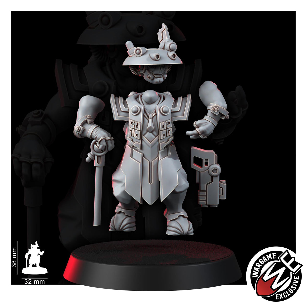 Greater Good The Necrocity Black Traders Retinue – T'au Empire Proxy, Wargame Exclusive – 16K resin miniature – photo 7 of 8