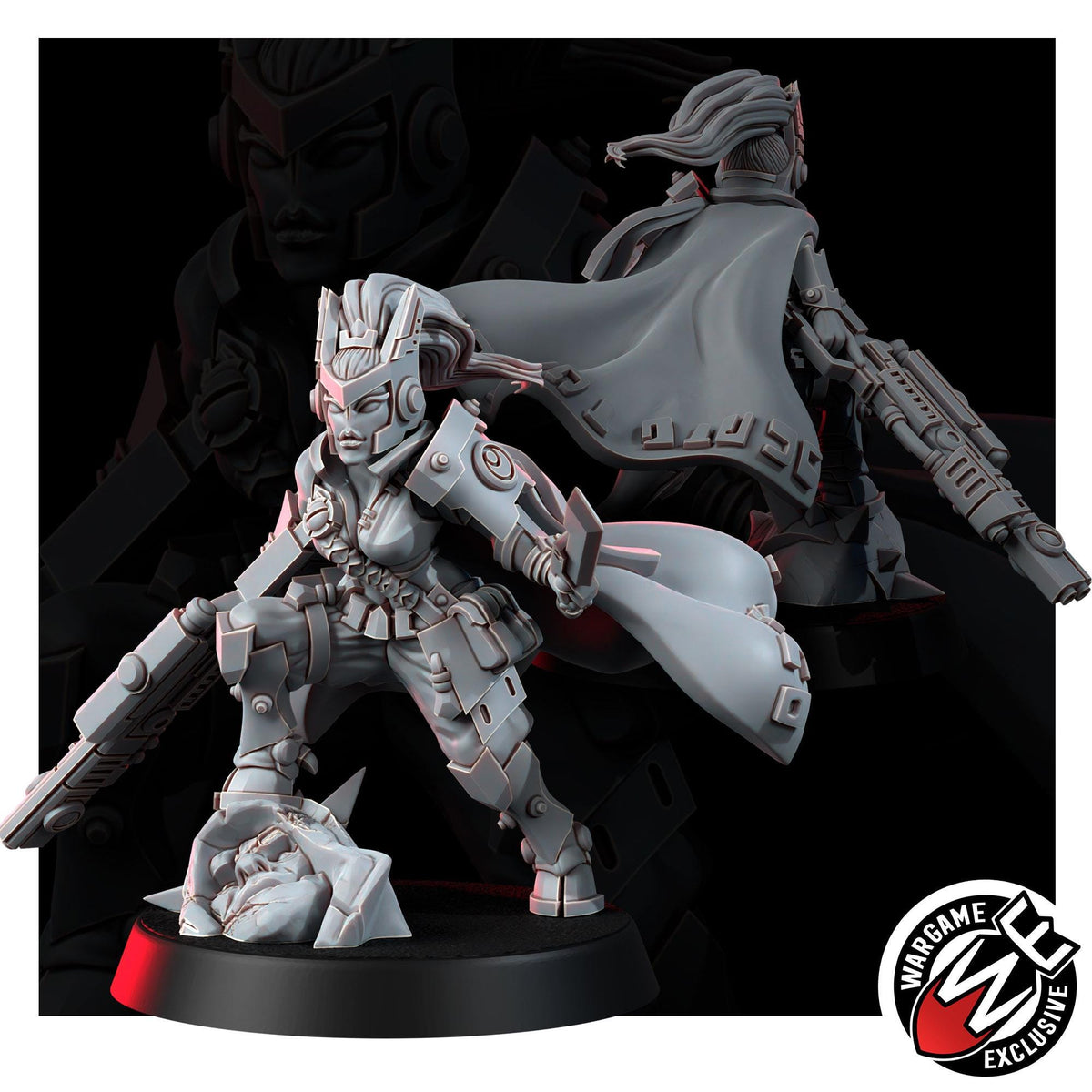 Greater Good Flamesword Battle General – T'au Empire Proxy, Wargame Exclusive – 3D printed 16K resin miniature – photo 3 of 5
