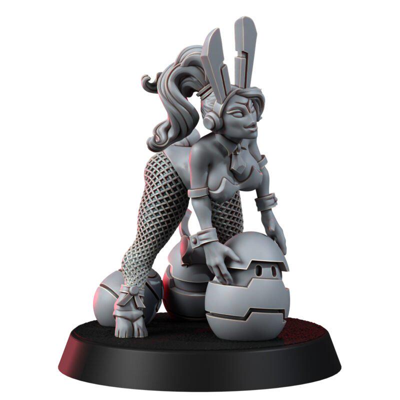 Greater Good Easter Bunny – T'au Empire Proxy, Wargame Exclusive – 3D printed 16K resin miniature – photo 5 of 7