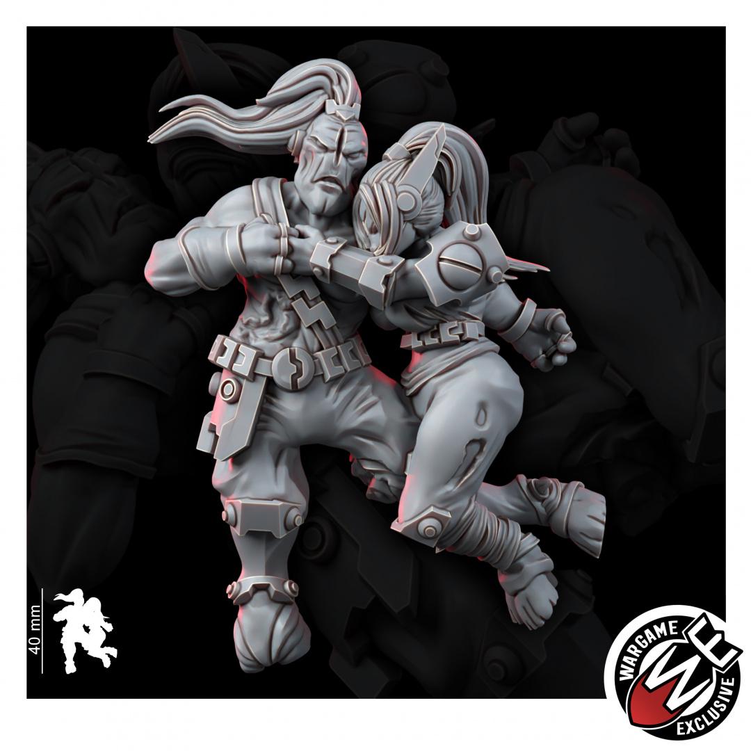 Greater Good Casualties Eternal Love – T'au Empire Proxy, Wargame Exclusive – 3D printed 16K resin miniature – photo 5 of 5