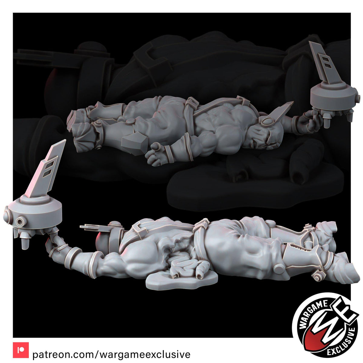Greater Good Casualties – T'au Empire Proxy, Wargame Exclusive – 3D printed 16K resin miniature – photo 10 of 10