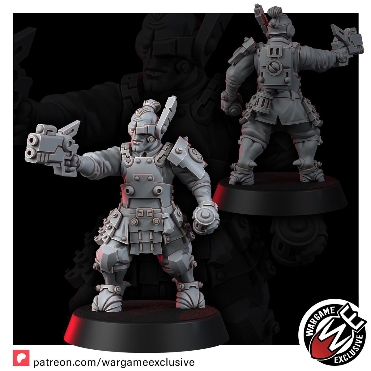 Greater Good Ashigaru Battle Fires T1 – T'au Empire Proxy, Wargame Exclusive – 3D printed 16K resin miniature – photo 5 of 10