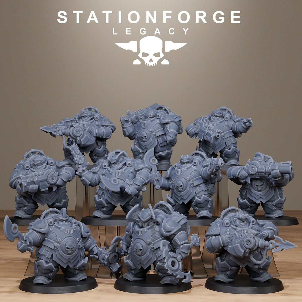 Legacy Ironvale Bulkguards – Warhammer 40k Compatible Miniature