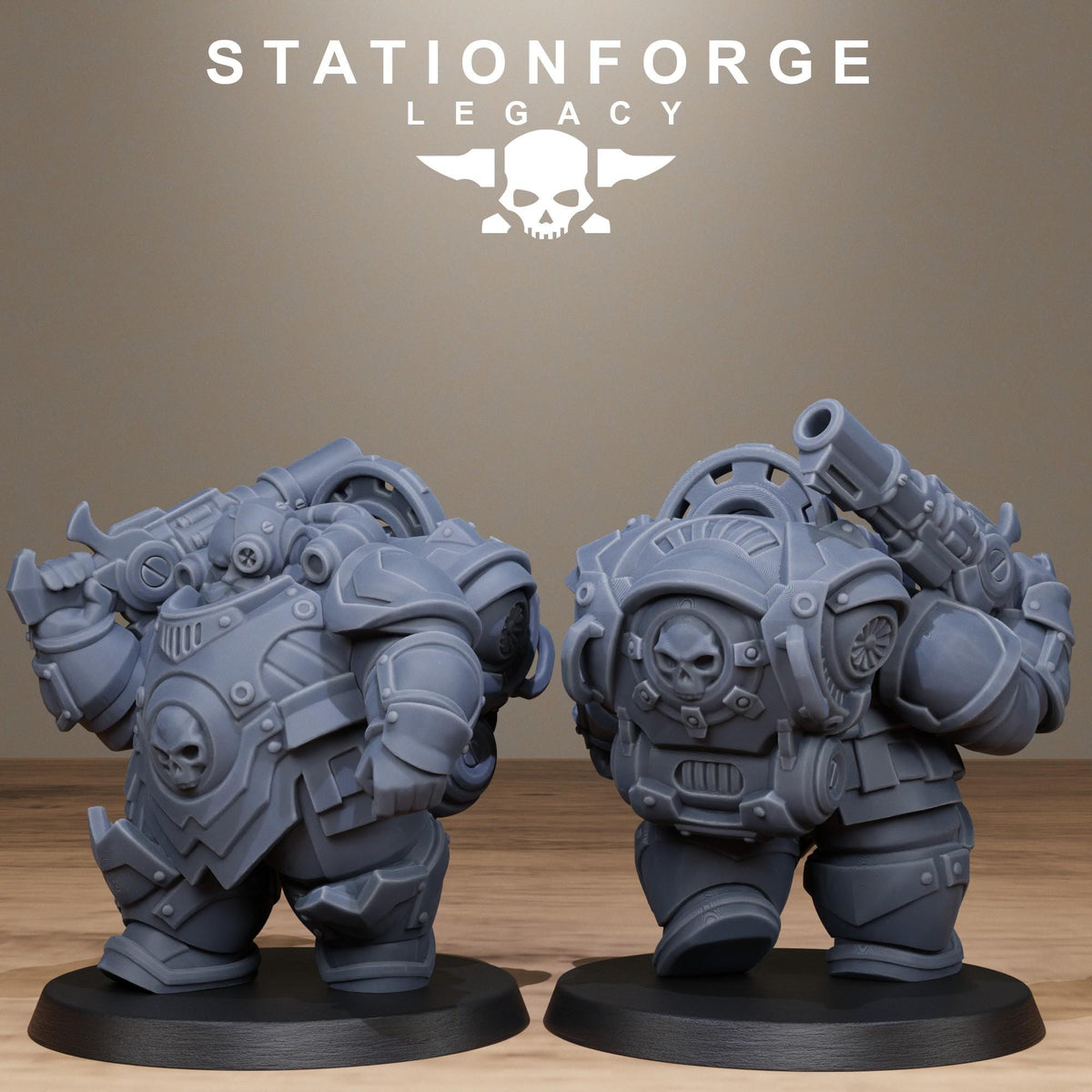 Legacy Ironvale Bulkguards – Warhammer 40k Compatible Miniature