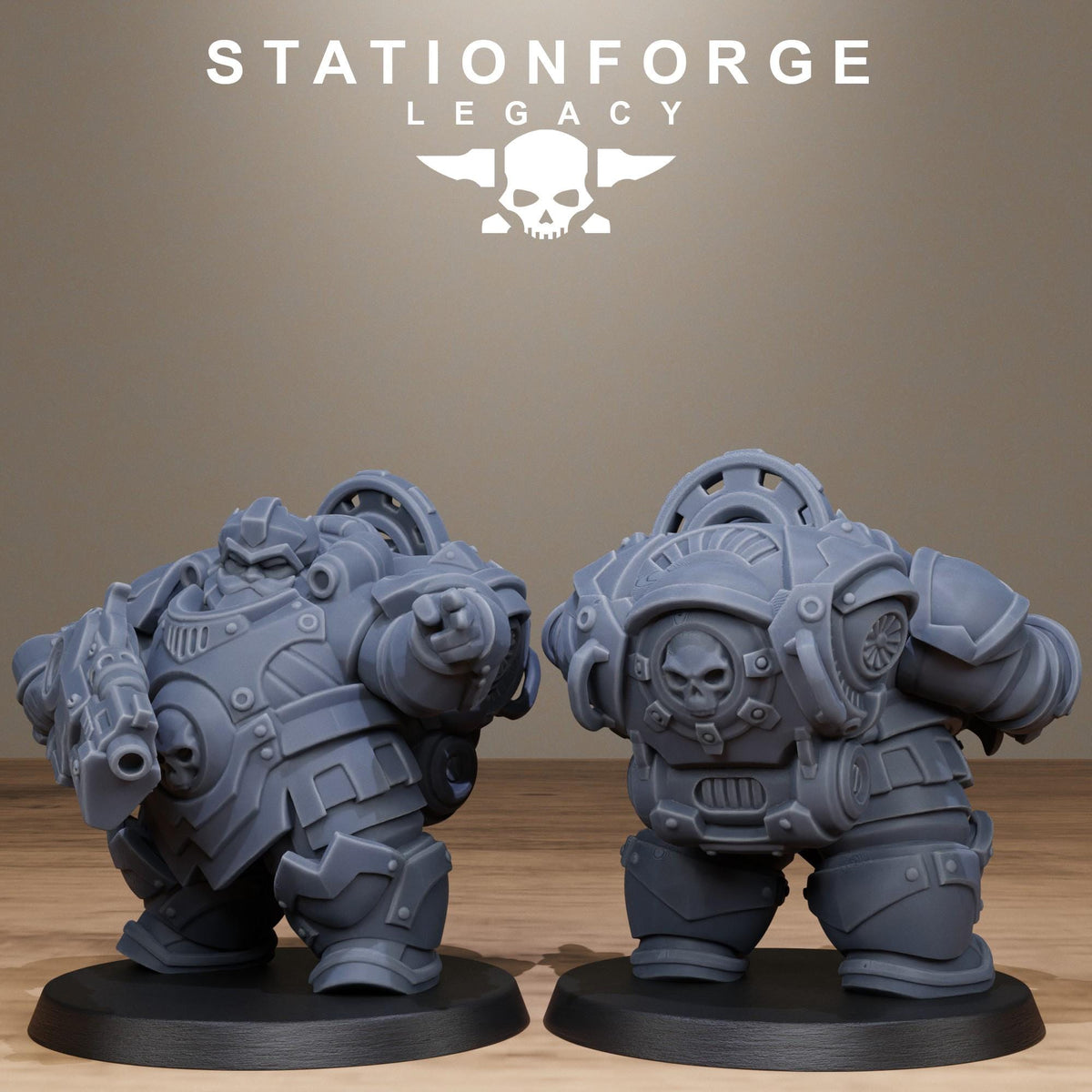Legacy Ironvale Bulkguards – Warhammer 40k Compatible Miniature