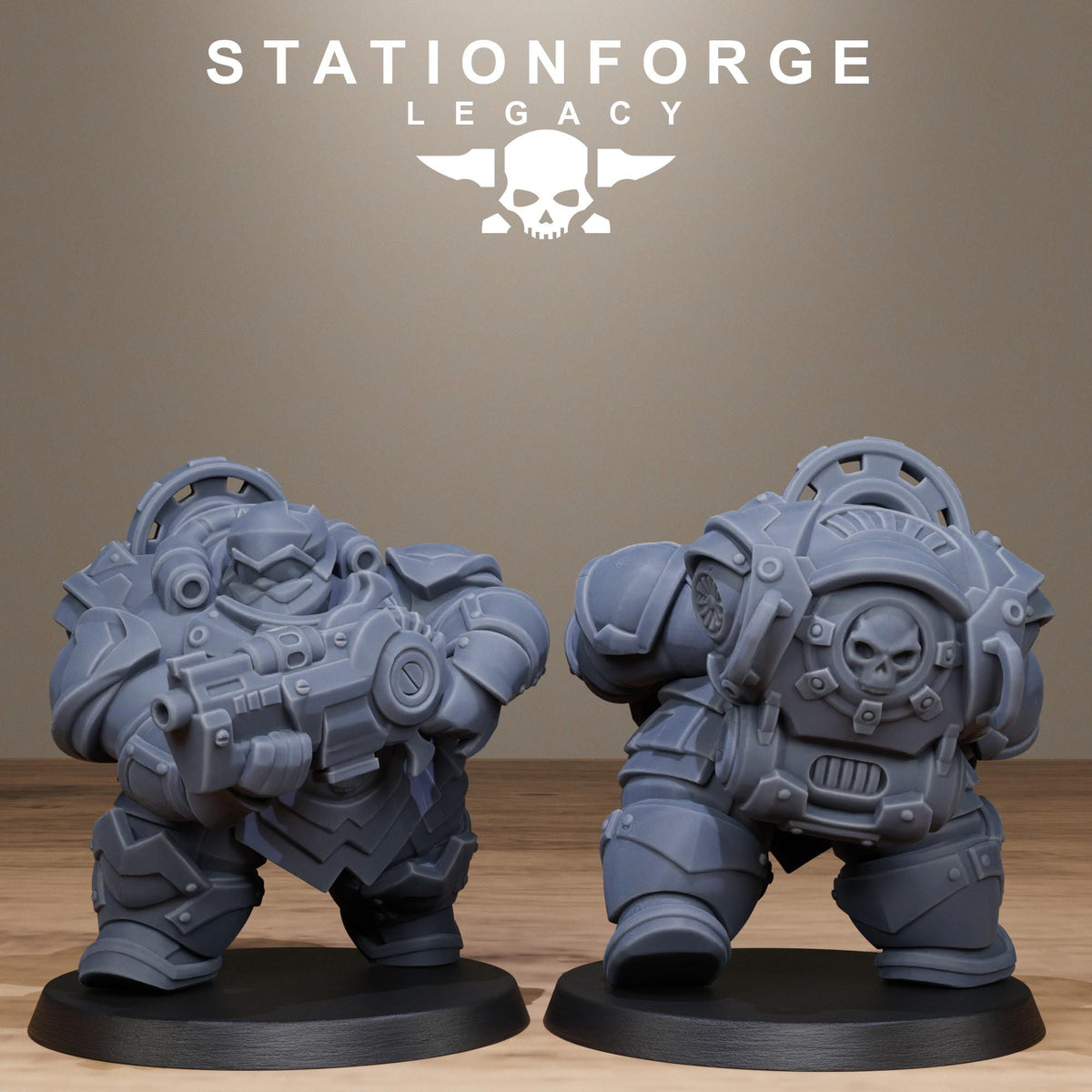 Legacy Ironvale Bulkguards – Warhammer 40k Compatible Miniature