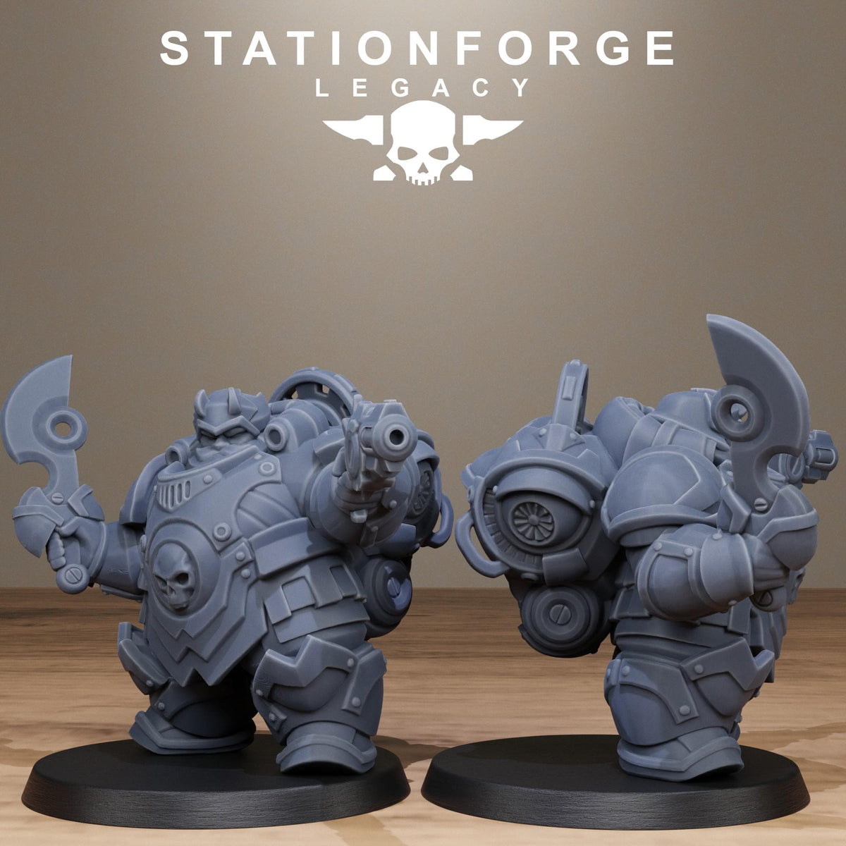 Legacy Ironvale Bulkguards – Warhammer 40k Compatible Miniature