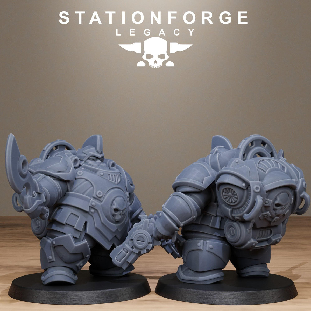 Legacy Ironvale Bulkguards – Warhammer 40k Compatible Miniature