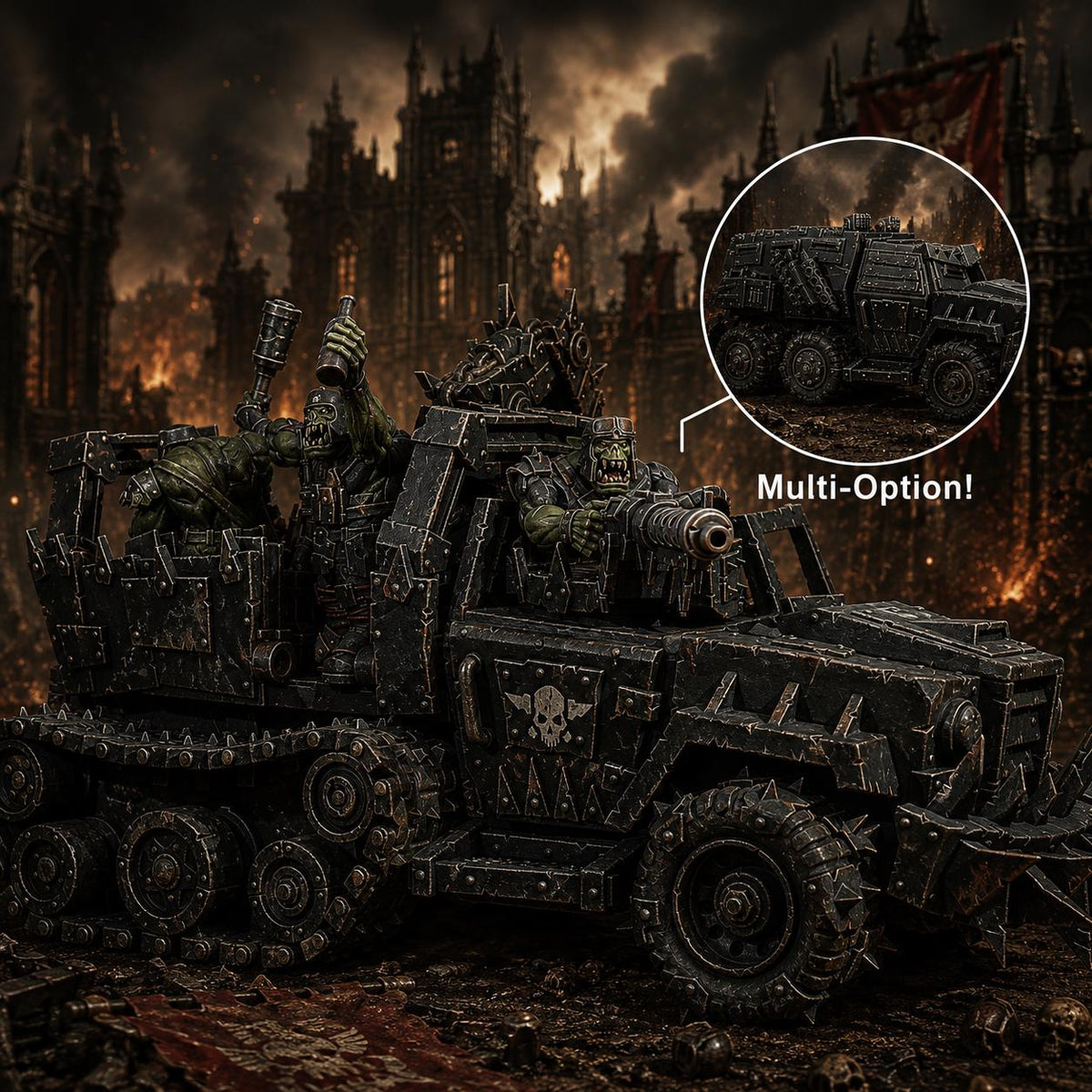 Orks Orkaz Party Wagon – Ork Proxy