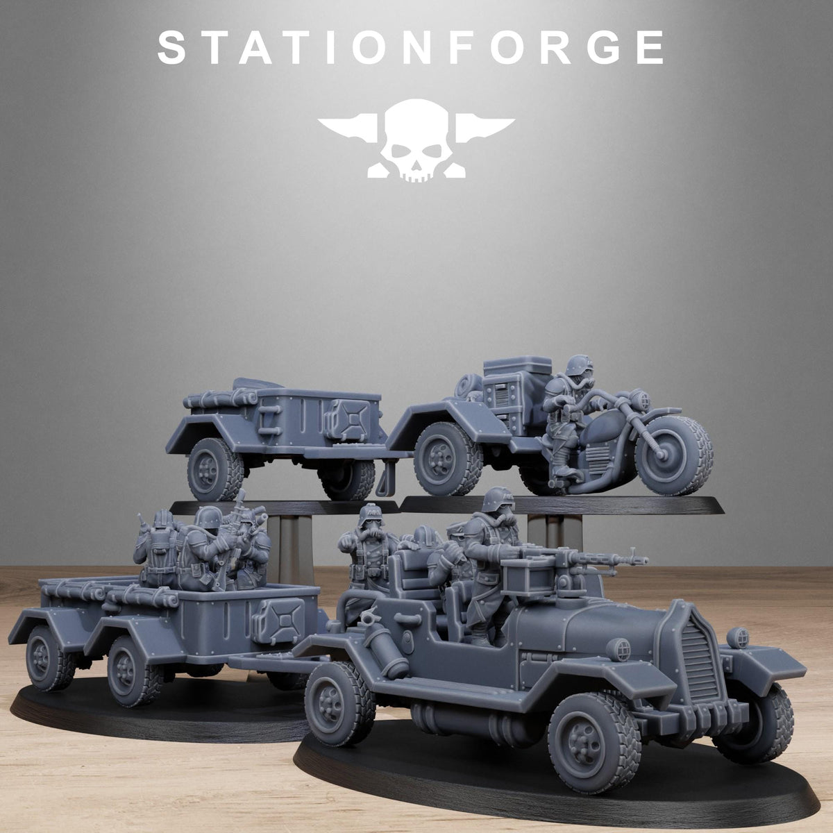 GrimGuard Support Vehicles – Astra Militarum Proxy